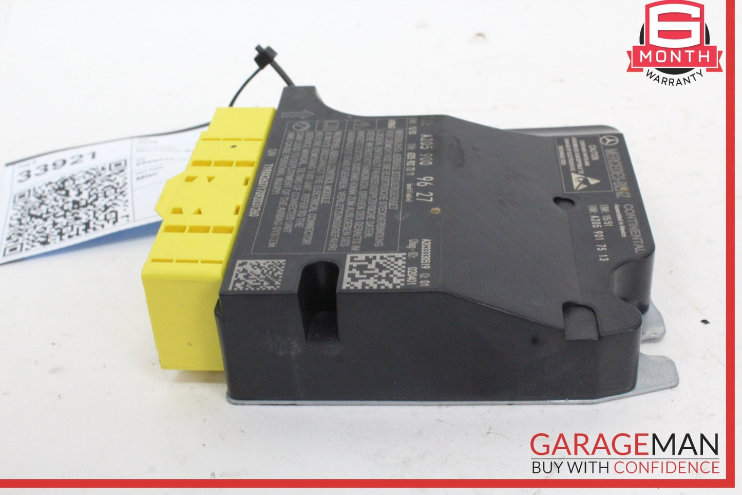 2015-2018 Mercedes-Benz C300 W205 Sedan Airbag Sensor 2059009627 Genuine