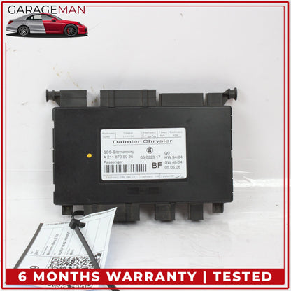2003-2012 Mercedes W211 E350 E320 Front Right Seat Control Module 2118201185 OEM