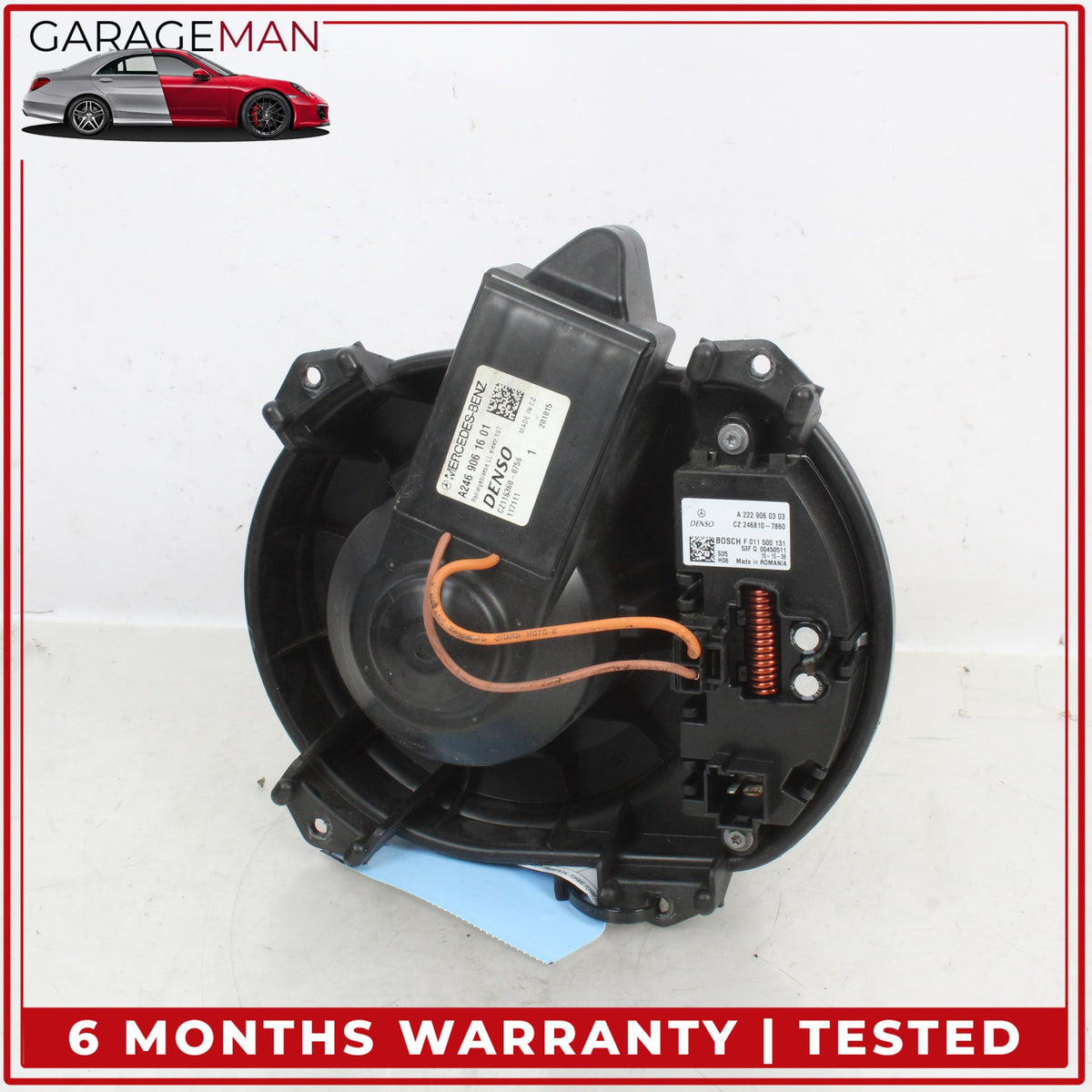 2014-2020 Mercedes X156 GLA250 AC A/C Heater Blower Fan Motor w/ Resistor OEM