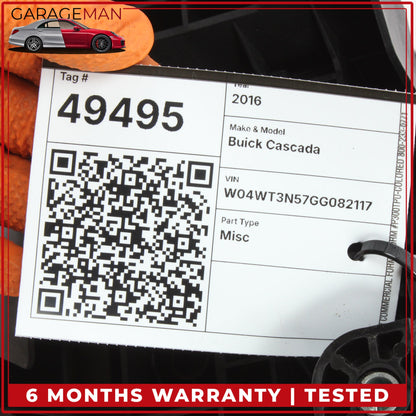 2016-2019 Buick Cascada Automatic Transmission Shift Lever Assembly 13348735 OEM