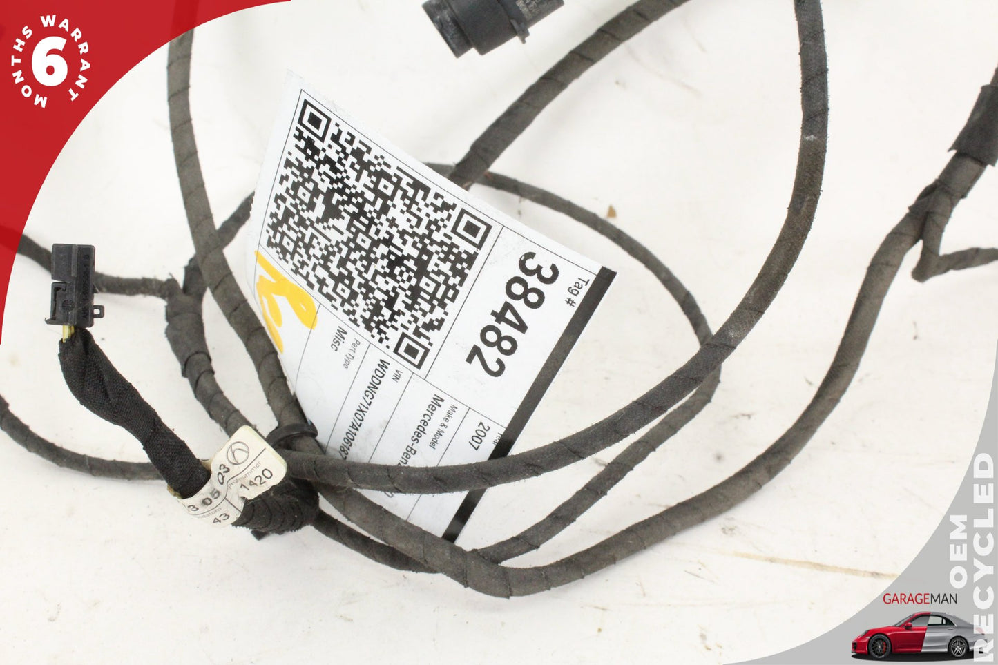 2007-2012 Mercedes W221 S550 Rear Bumper Parking Sensor Wire Harness 2215420417