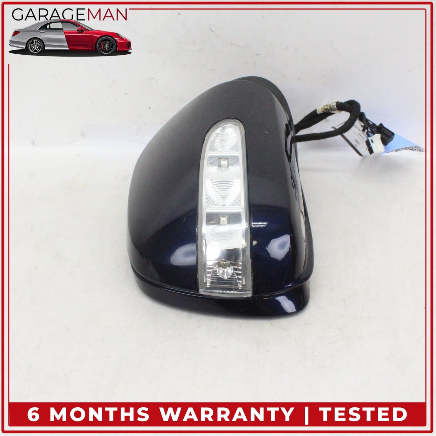2007-2008 Mercedes X164 GL550 Front Right Side Door Rear View Mirror Blue OEM