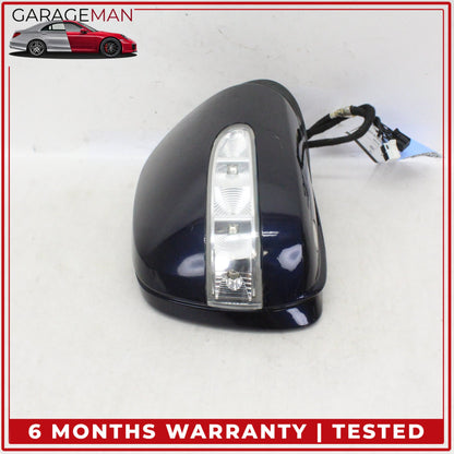 2007-2008 Mercedes X164 GL550 Front Right Side Door Rear View Mirror Blue OEM