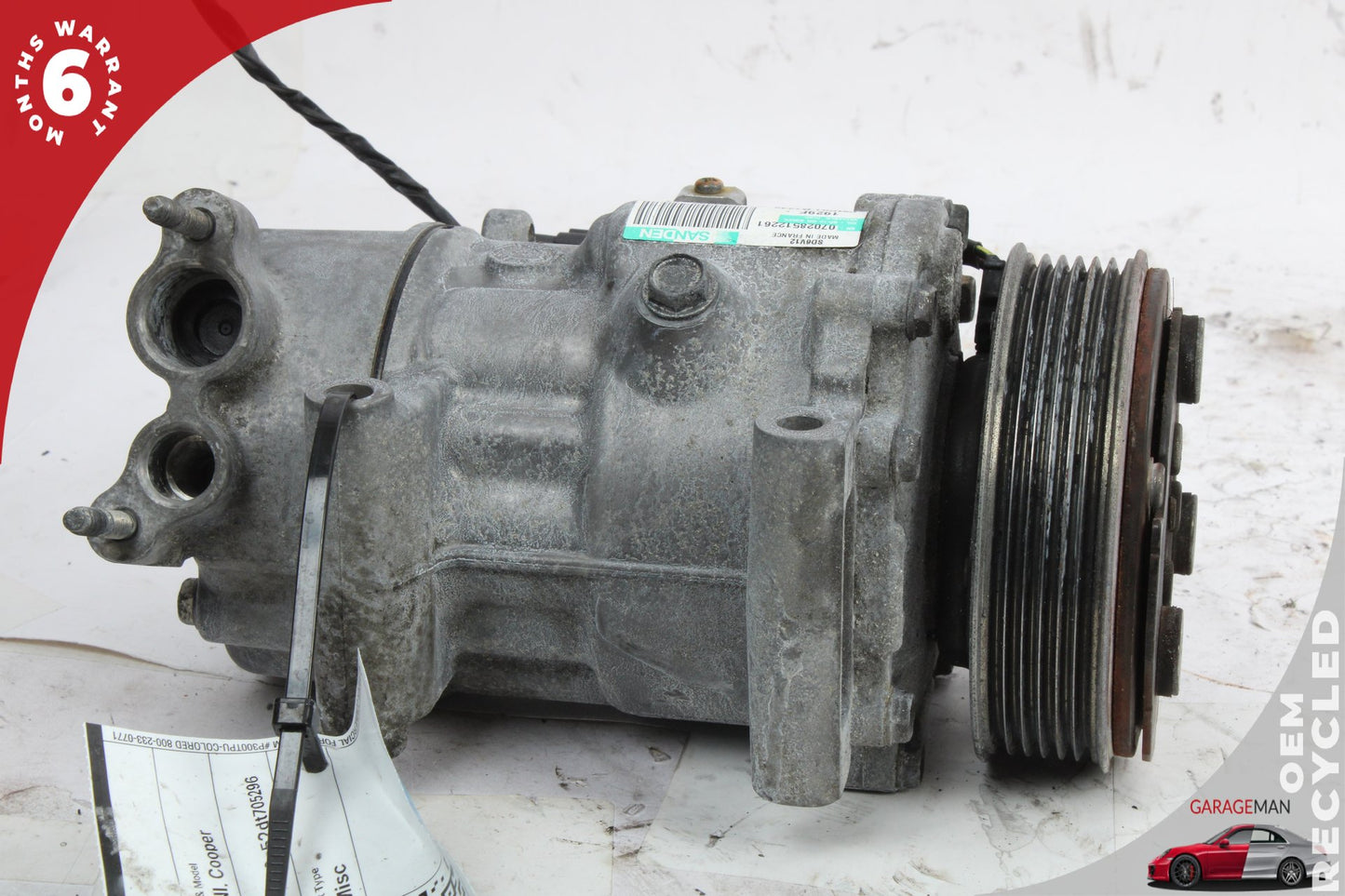 2007-2015 Mini Cooper AC A/C Air Conditioning Compressor Sanden 9223392 OEM