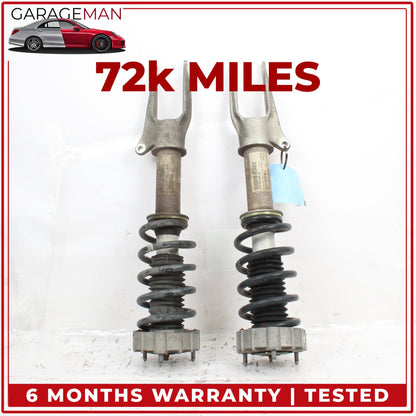 2010-2013 Porsche Panamera 970 Front Side PASM Shock Strut Absorber Set OEM