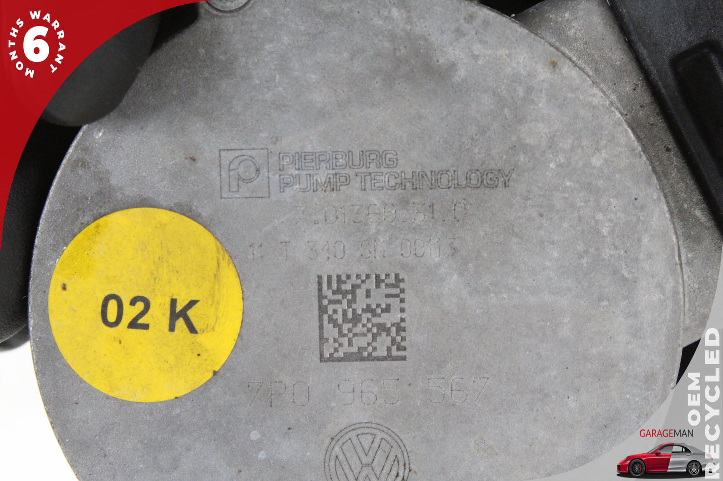 2012 Porsche Cayenne S Hybrid 92A AWD Auxiliary AUX Circulation Water Pump 7P0965567 OEM