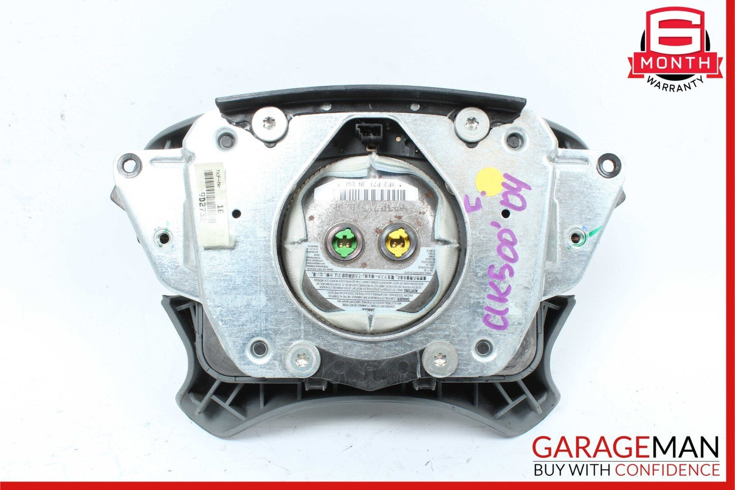 03-12 Mercedes W209 CLK500 E350 SL500 Steering Wheel Airbag Air Bag Gray OEM