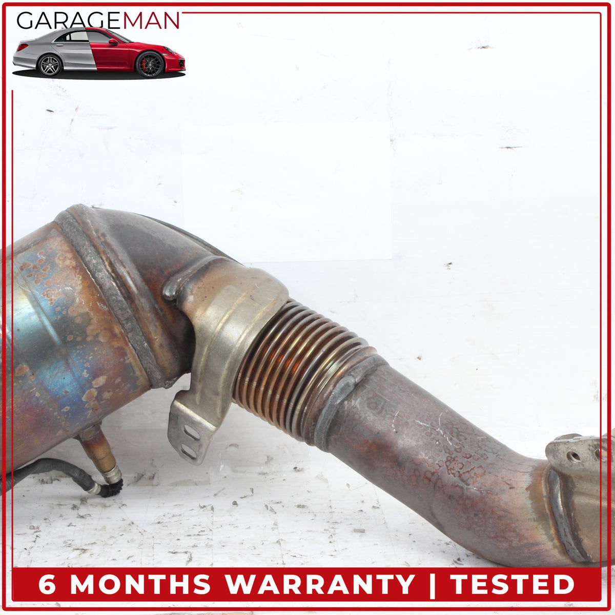 2010-2015 BMW 650i 550i 4.4L V8 Left and Right Side Exhaust Downpipe 7618674 OEM