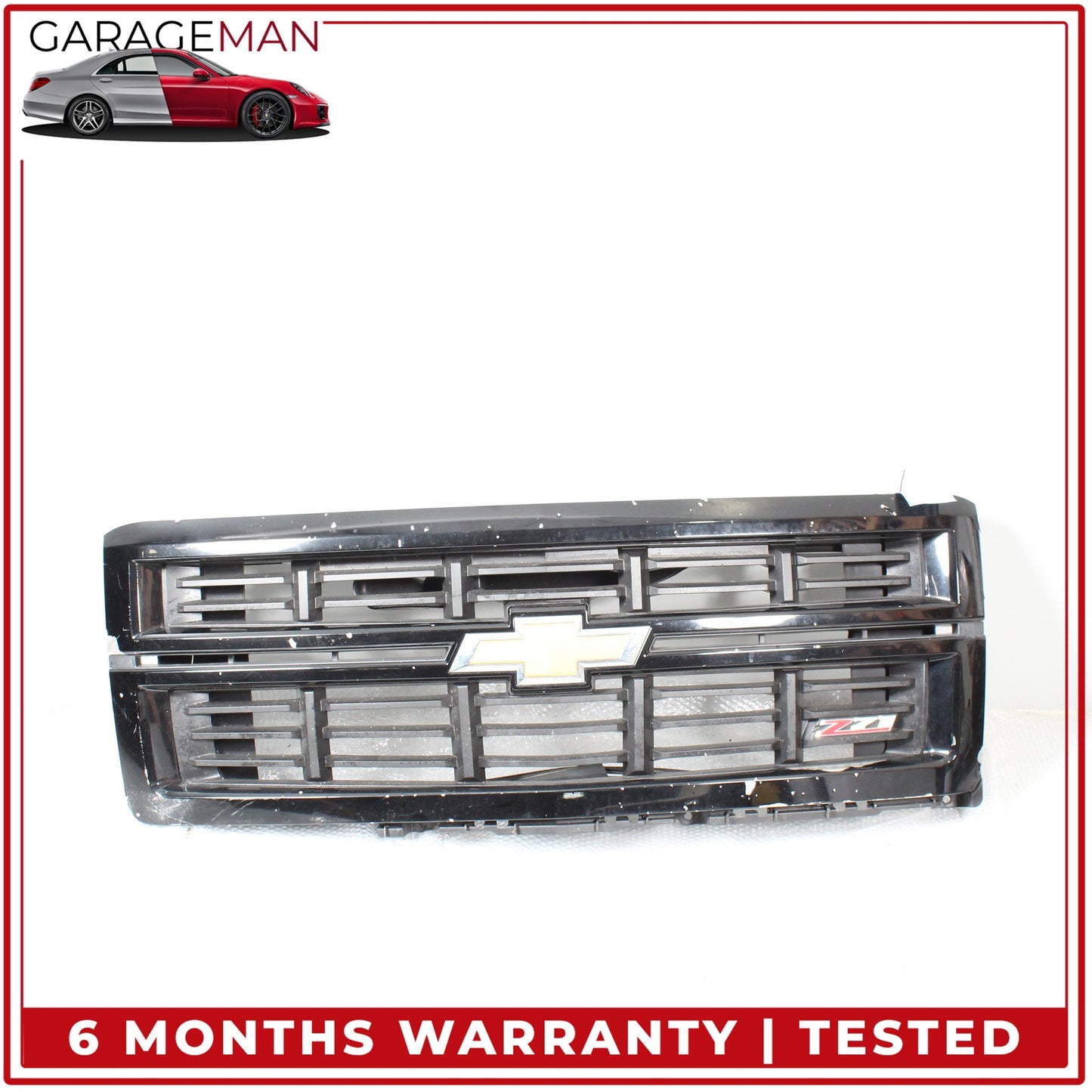 2014-2015 Chevrolet Silverado 1500 Front Hood Upper Center Grille 23432557 OEM