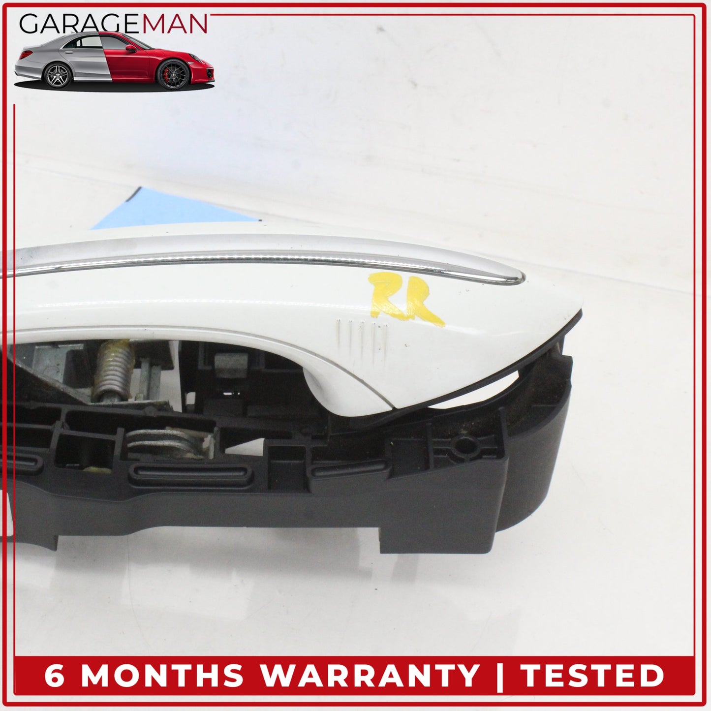 2011-2016 BMW 550i Rear Right Passenger Side Exterior Door Handle White OEM