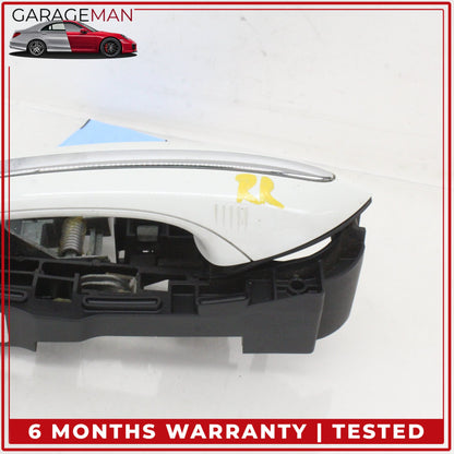 2011-2016 BMW 550i Rear Right Passenger Side Exterior Door Handle White OEM
