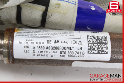 2012-2017 Audi A5 S5 RS5 Left Driver Side Roof Curtain Air Bag 8T0880741B OEM