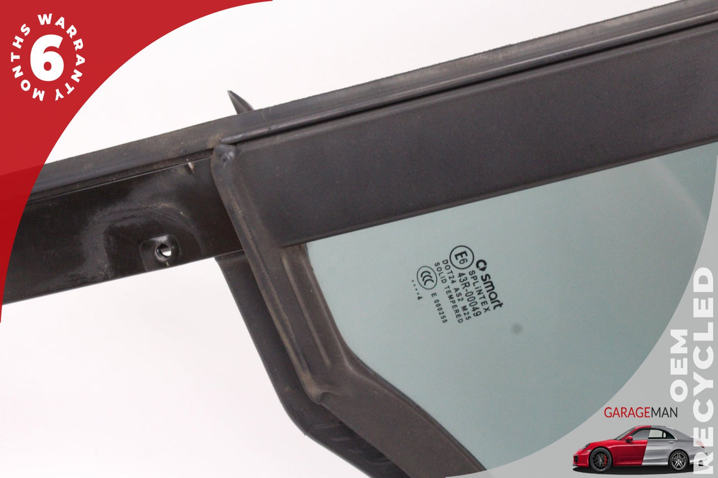 2008-2015 Smart Fortwo 451 Rear Left Side Quarter Window Glass 4517200157 OEM