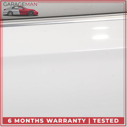 2011-2018 Audi A8 S8 Rear Left Driver Side Door Shell Glacier White Metallic OEM