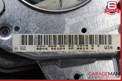 03-12 Mercedes R230 SL550 G55 AMG Steering Wheel Airbag Air Bag Grey OEM