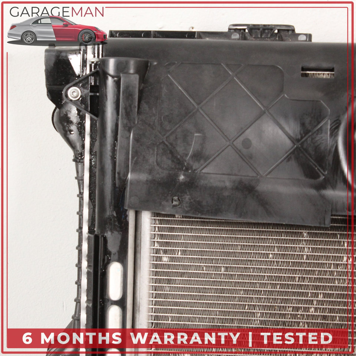 2010-2016 Porsche Panamera 970 Engine Cooling Radiator AC A/C Condenser OEM