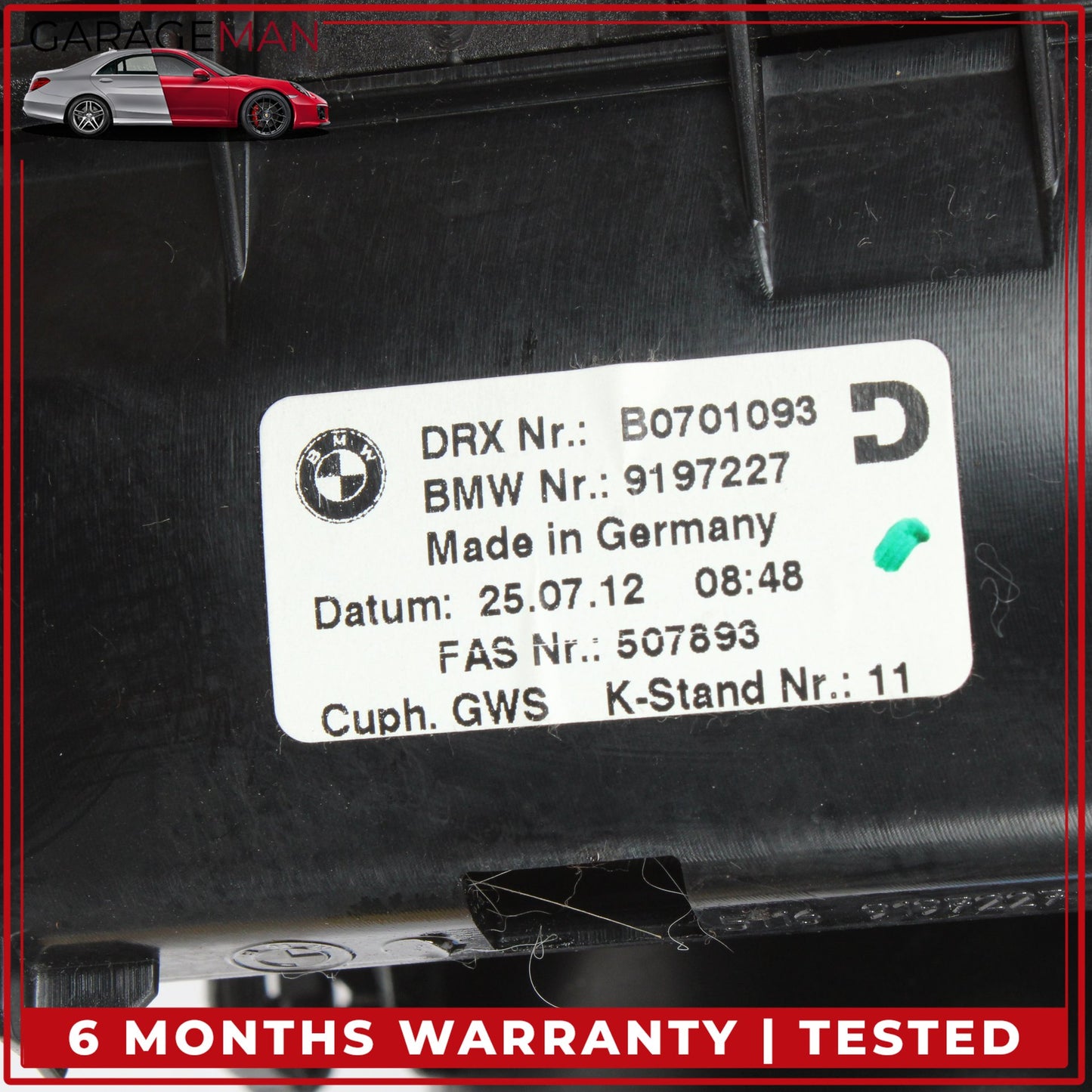 2012-2019 BMW 650i F06 Front Center Console Trim Cover w/ Switches 9197227 OEM