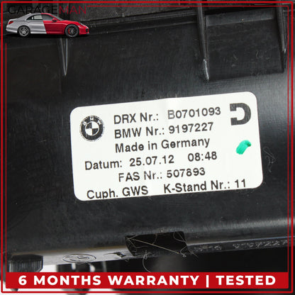 2012-2019 BMW 650i F06 Front Center Console Trim Cover w/ Switches 9197227 OEM