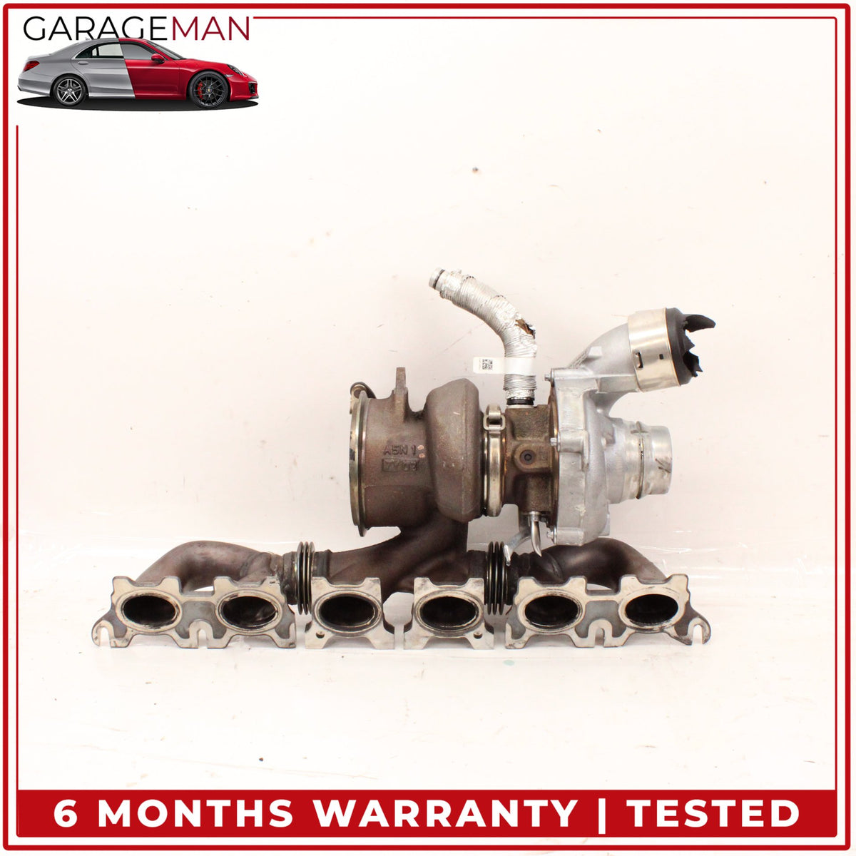 2018-2021 BMW X3 G01 B58 Engine Motor Turbo Turbocharger w/ Manifold 7643147 OEM