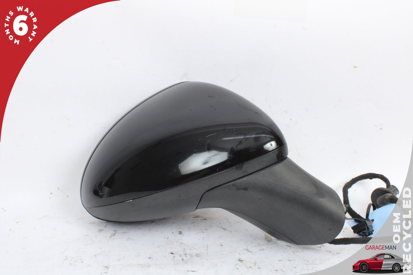 2011-2014 Porsche Cayenne 958 Front Right Side Door Rear View Mirror Black OEM