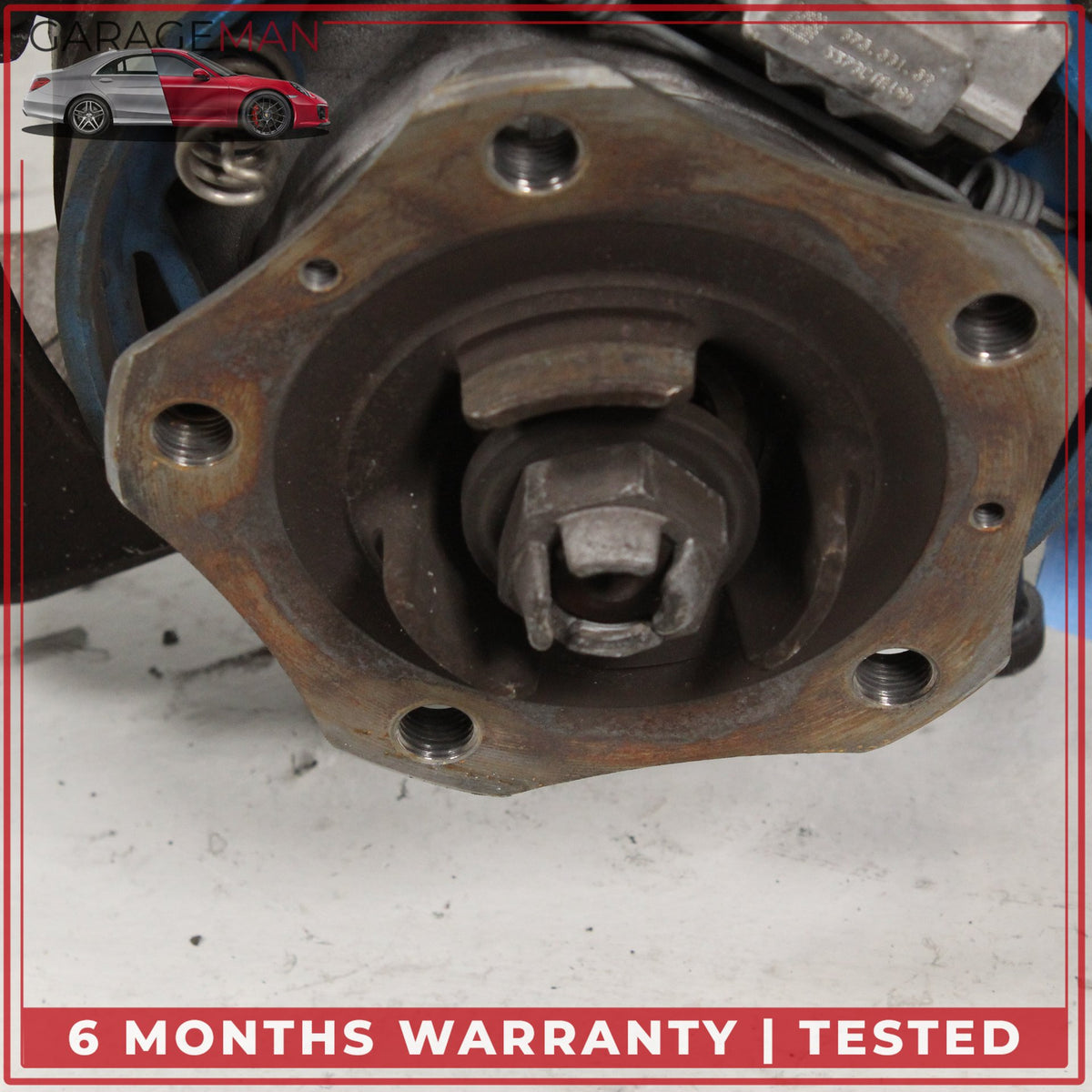 2010-2016 Porsche Panamera 970 Rear Left Spindle Knuckle Wheel Hub w/ Shaft OEM