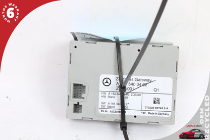 2006-2013 Mercedes W164 ML350 Gateway Control Module Unit 1645403462 OEM