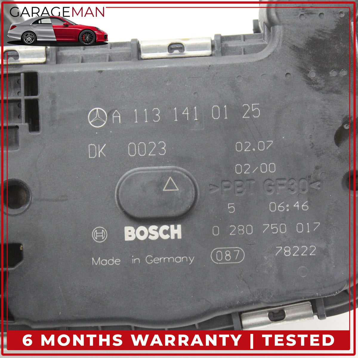 2001-2013 Mercedes-Benz ML500 W164 Engine Throttle Body 1131410125