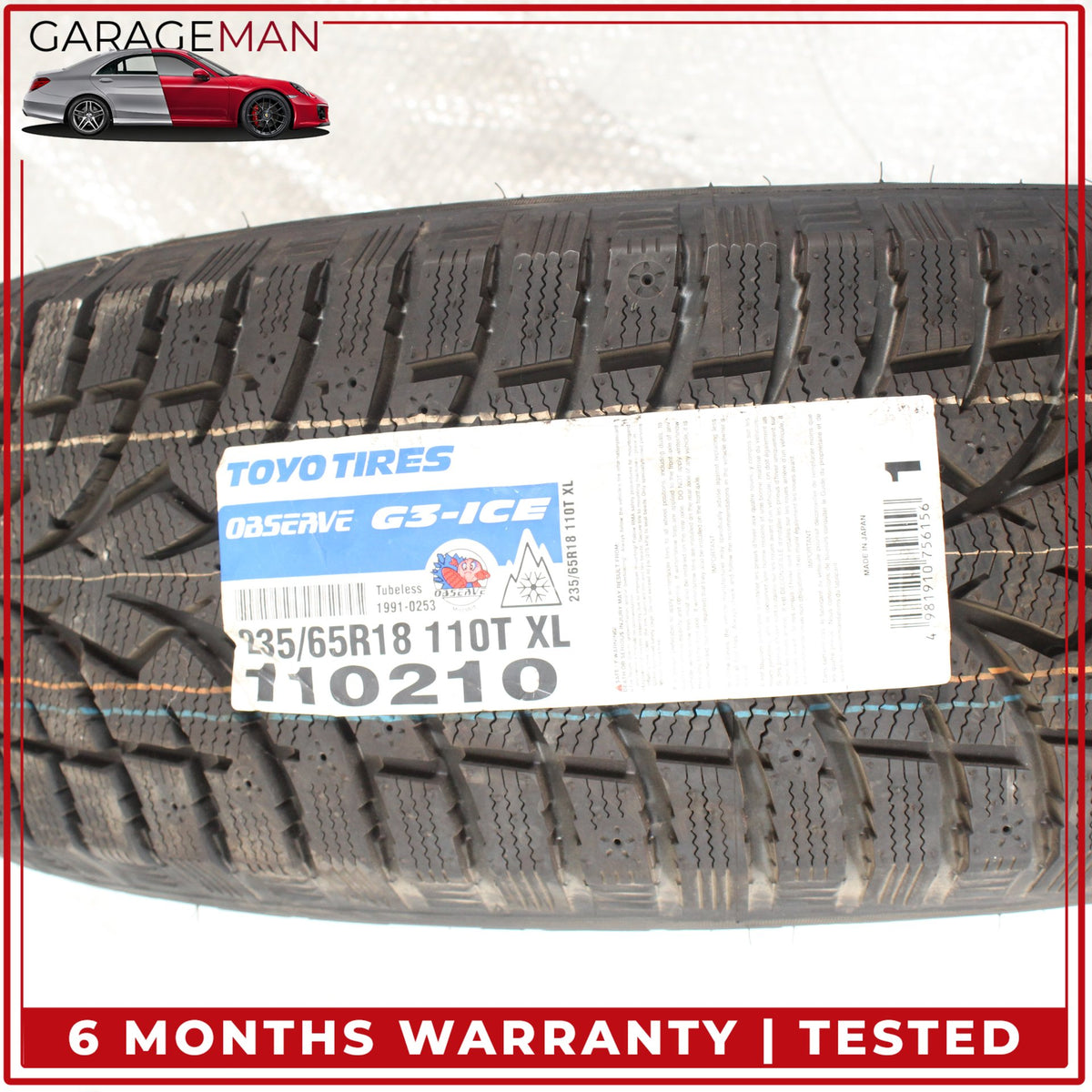Toyo Observe G3 Ice 235/65 R18 110T XL Winter Tire