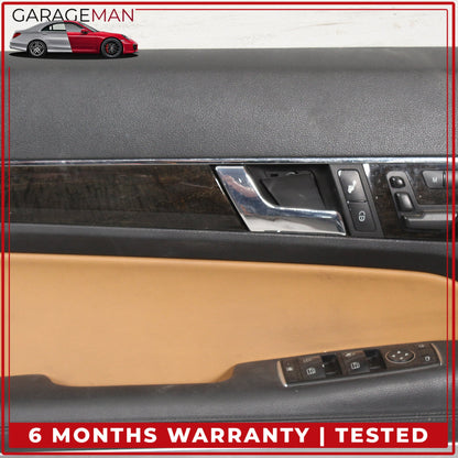 2011-2013 Mercedes W207 E350 E550 Convertible Left Side Interior Door Panel OEM