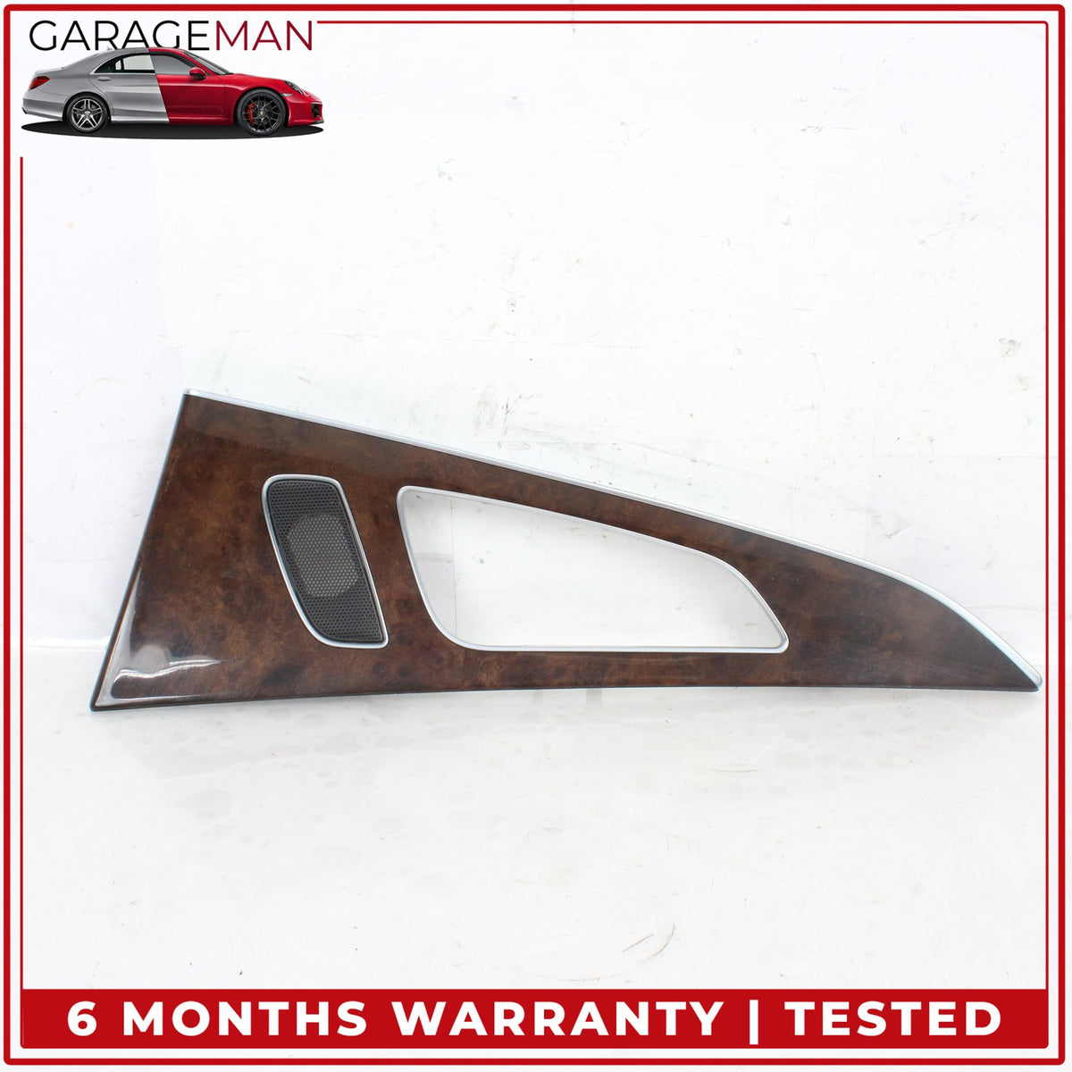 2012-2018 Audi A6 A7 Front and Rear Side Door Trim Cover Panel Wood Set OEM