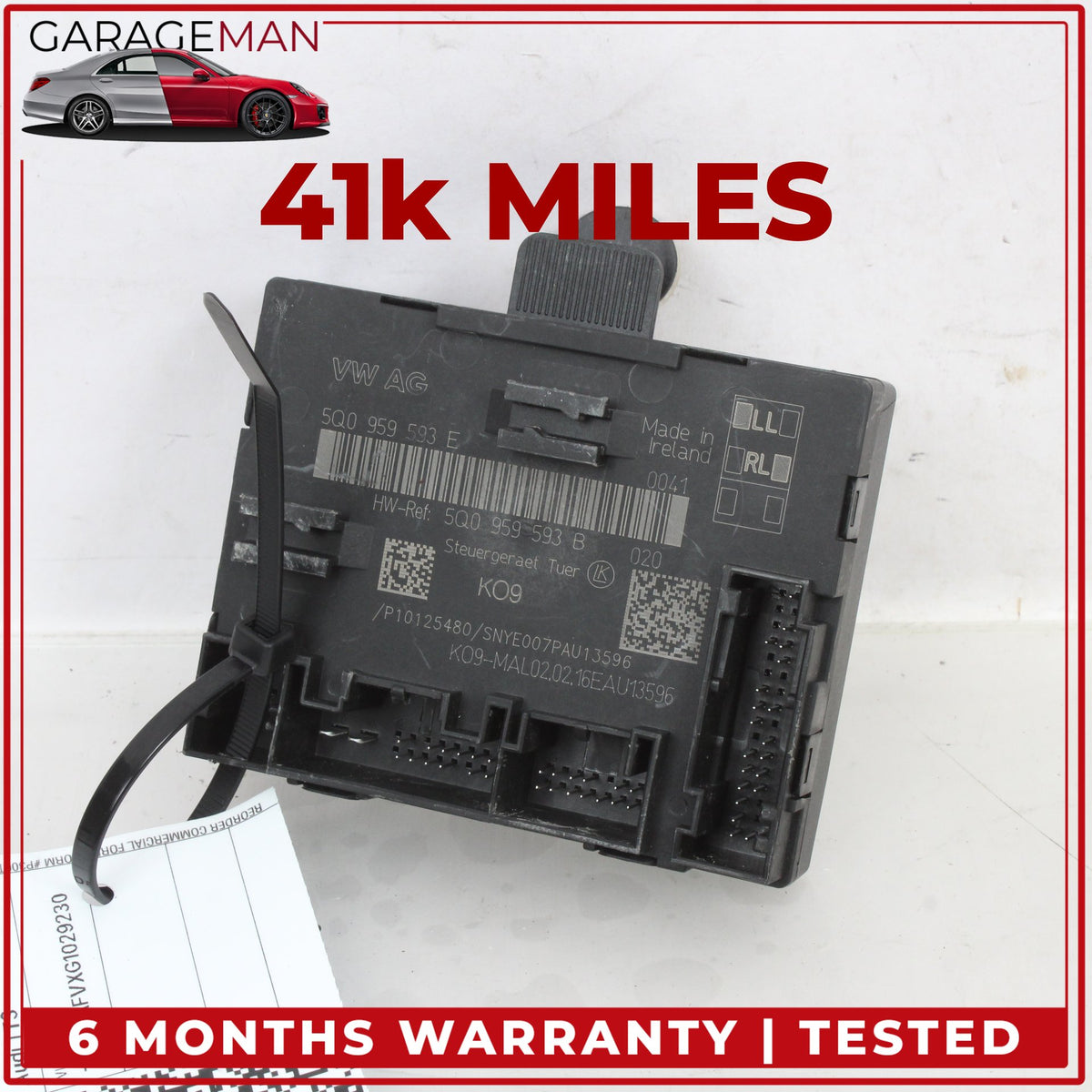 2015-2023 Audi TTS TT A3 Front Left Door Control Module 5Q0959593E OEM