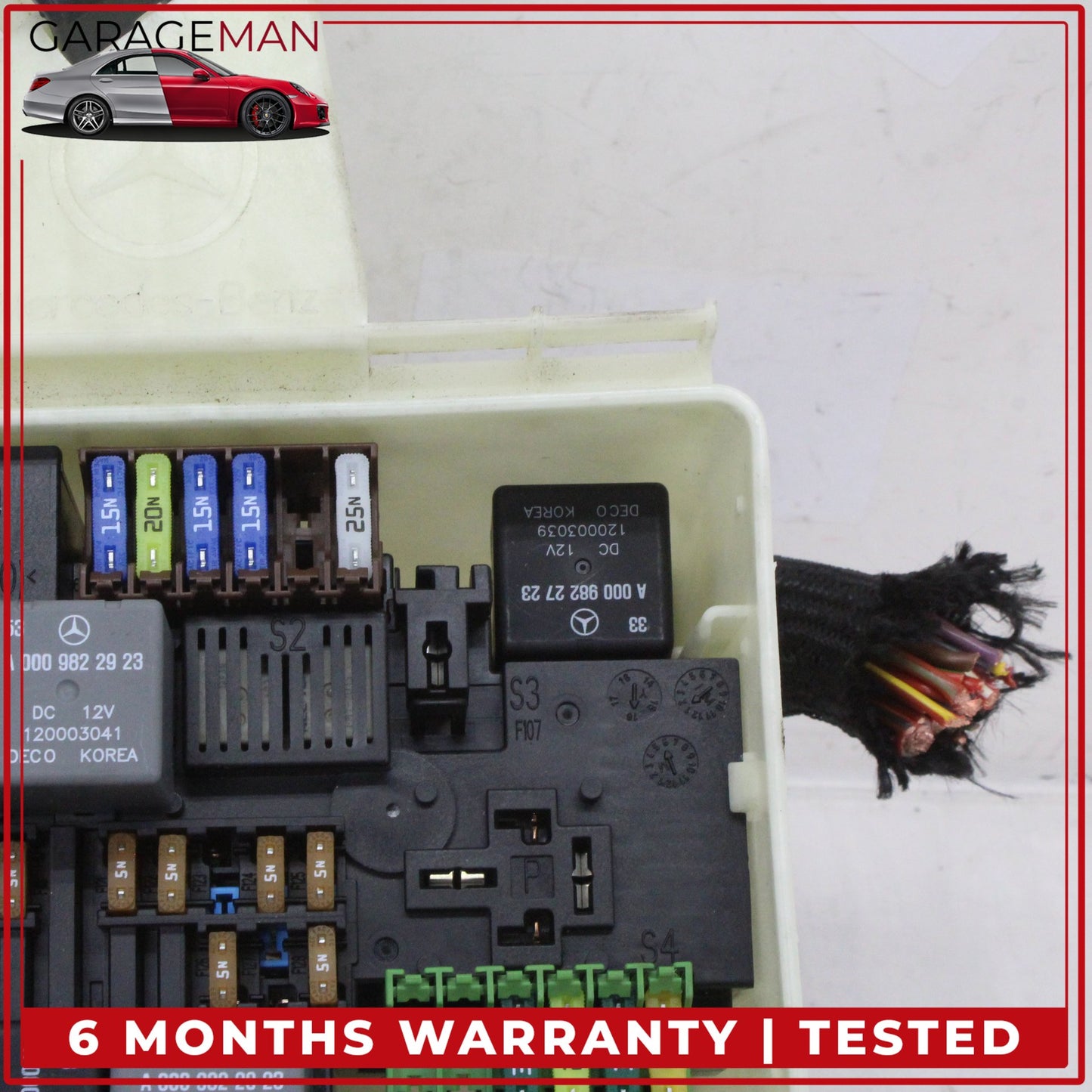 2014-2017 Mercedes W222 S550e Front Engine Fuse Box Relay 2225400024 OEM