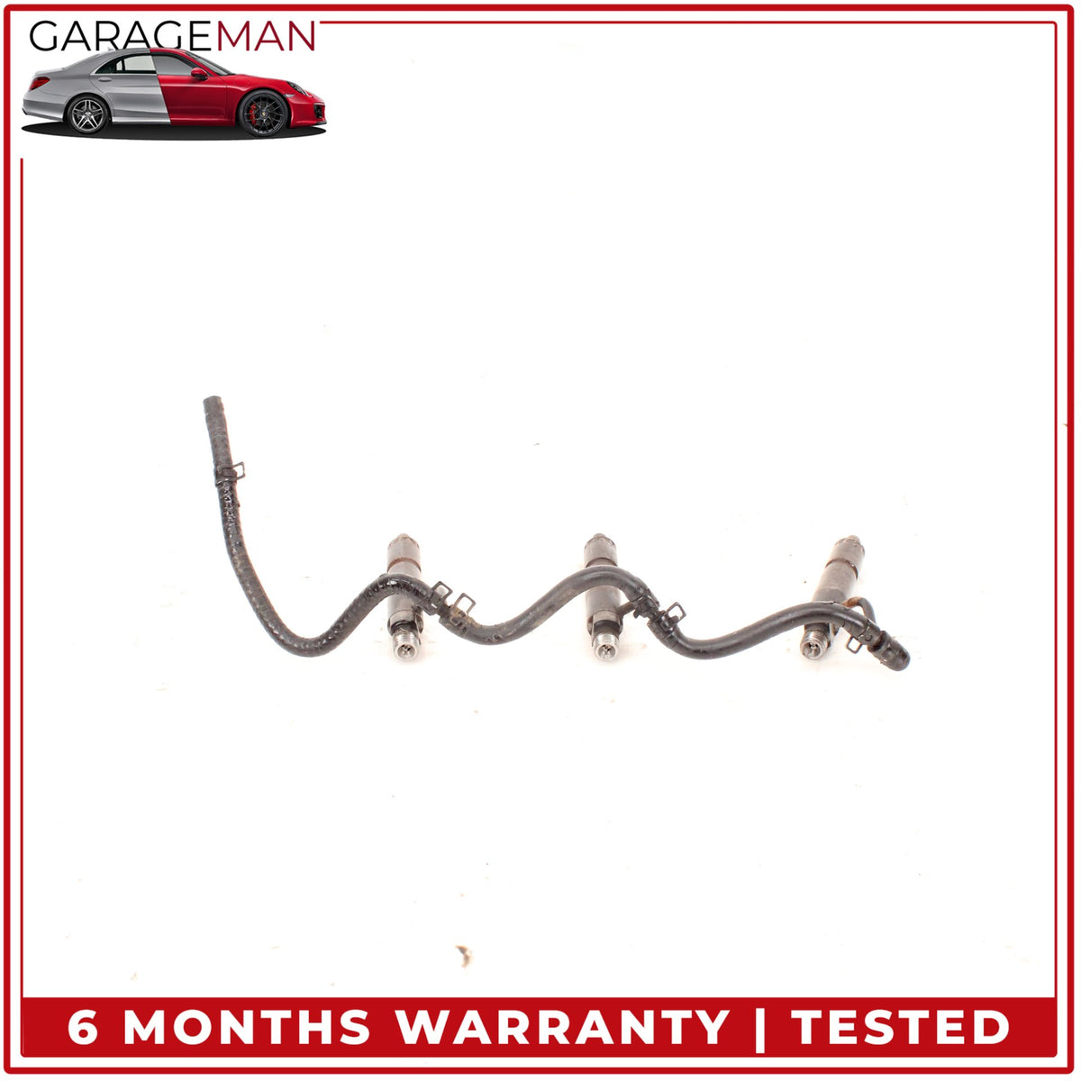 Yanmar 3TNV82A-SYB 3 Cyl Diesel Pipe Fuel Return w/ Injectors 71990853100 OEM