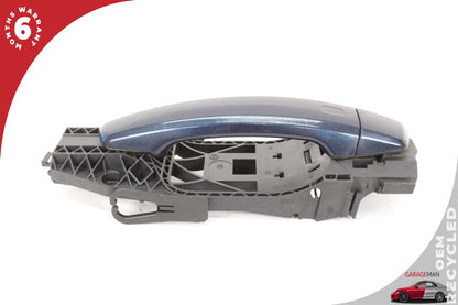 2015-2020 Audi A3 S3 RS3 Rear Left Side Exterior Door Handle Blue 8V0839885 OEM