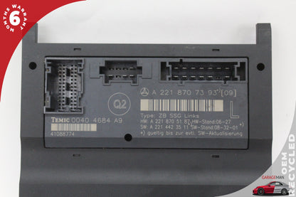 2007-2013 Mercedes W221 S550 S600 Front Left Seat Control Module 2218707393 OEM