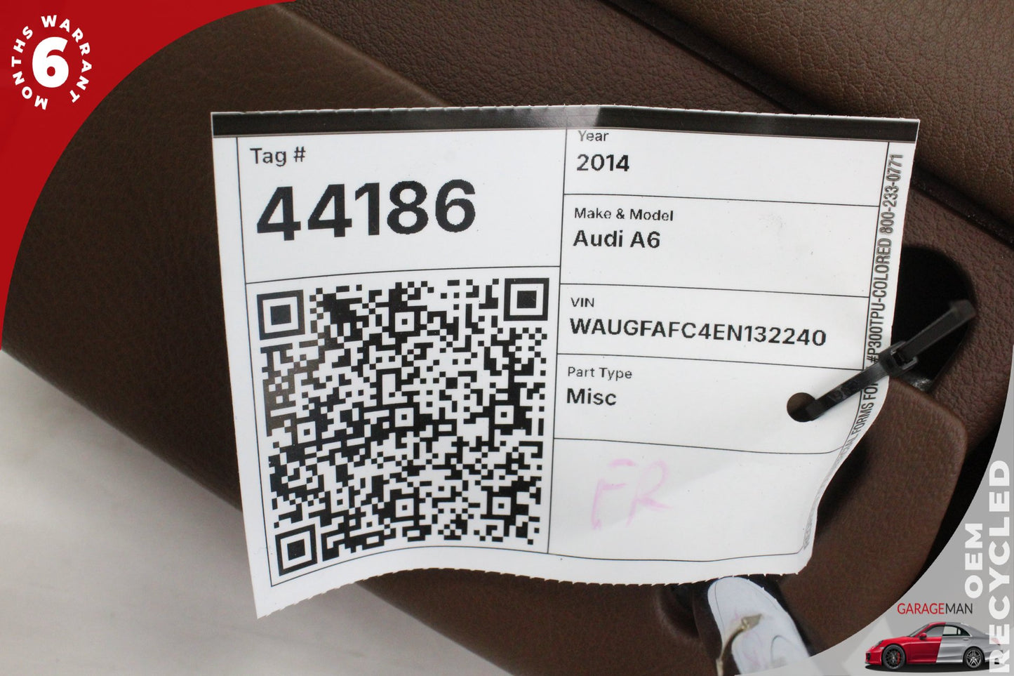 2012-2018 Audi A6 A7 Front Left and Right Side Head Rest 4G8881901P OEM