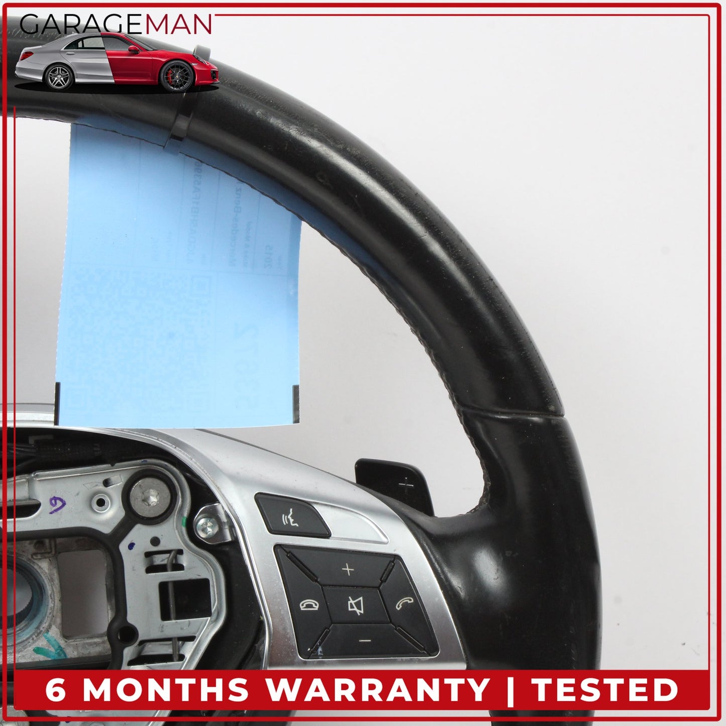 2012-2016 Mercedes W166 ML350 GL450 Driver Steering Wheel w/ Paddle Shifters OEM