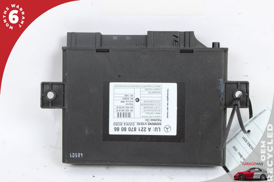 2007-2010 Mercedes W221 S550 CL550 Keyless Go Control Module 2218708086 OEM