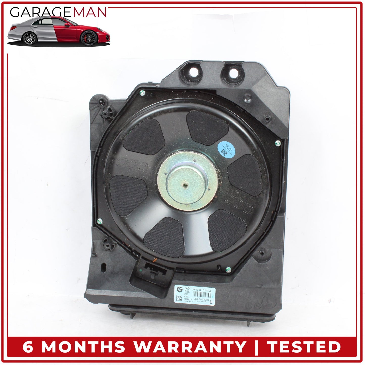 2012-2018 BMW 320i xDrive Front Left and Right Underseat Subwoofer Speaker OEM