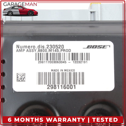 2008-2018 Maserati GranTurismo M145 Bose Audio Sound Amplifier AMP 298116001 OEM