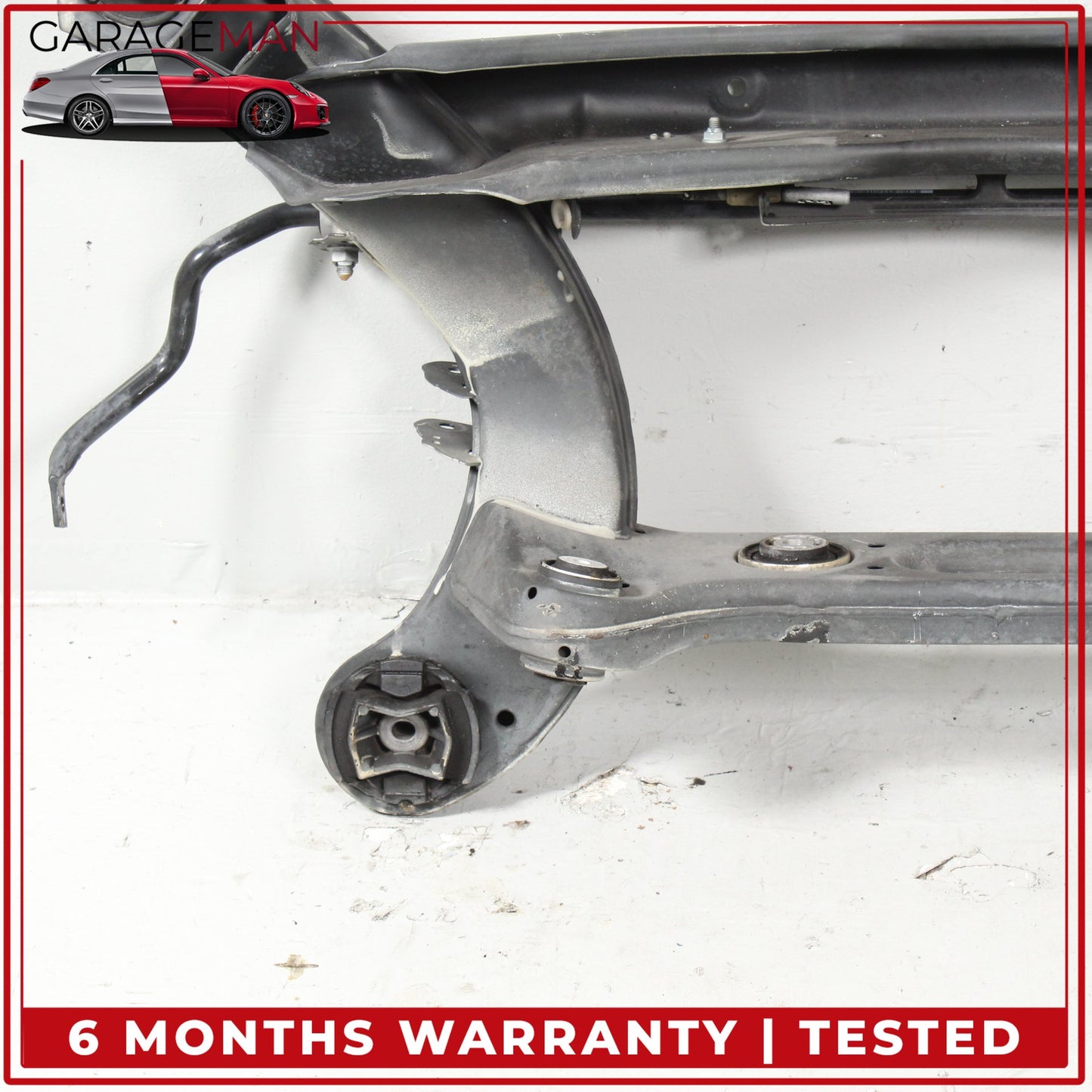2008-2015 Mercedes W204 C250 Rear Subframe Crossmember w/ Anti Roll Sway Bar OEM