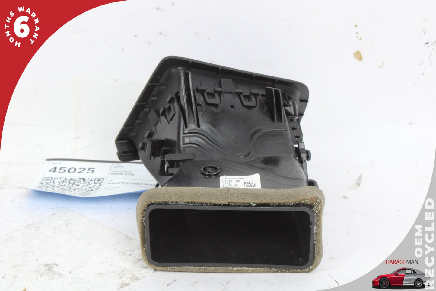 2011-2016 BMW 528i Front Left Driver Side Dash AC A/C Air Vent 9166889 OEM