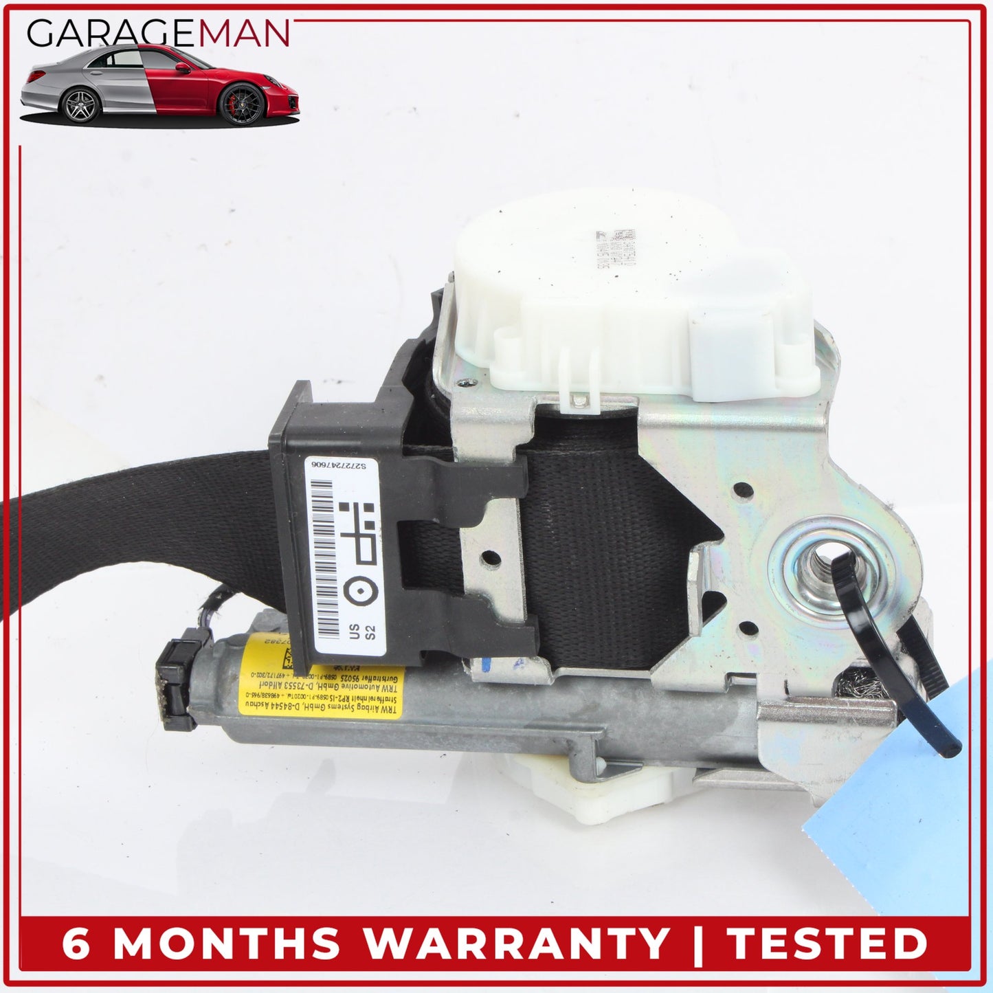 2014-2020 BMW 428i Front Right Passenger Side Seat Belt Retractor 34107541D OEM