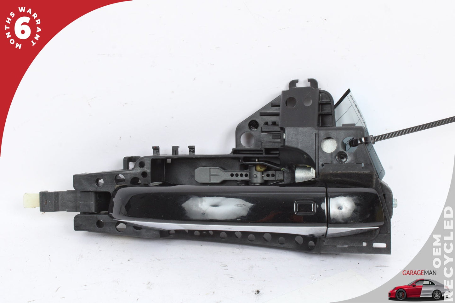 2012-2018 Audi A7 Right Passenger Side Exterior Door Handle Black 4H0837886 OEM