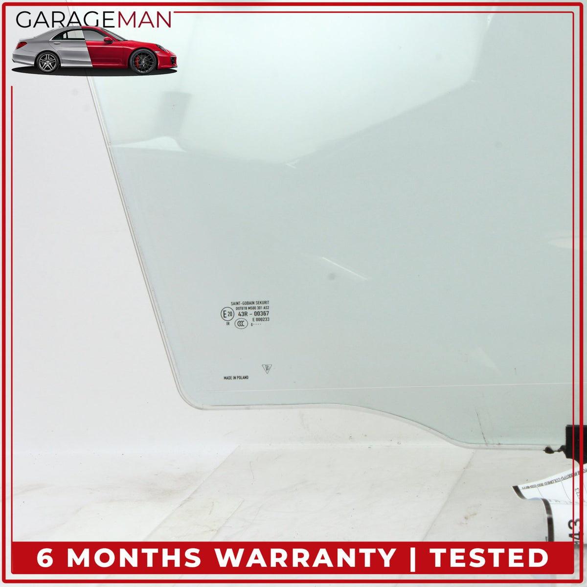 2011-2018 Porsche Cayenne 92A Front Right Door Window Glass 95854251201 OEM