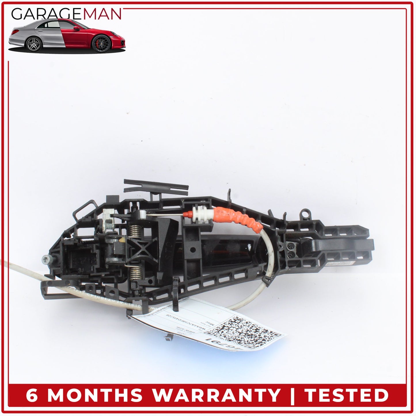 2014-2020 BMW 428i F36 Rear Right Passenger Side Exterior Door Handle Black OEM