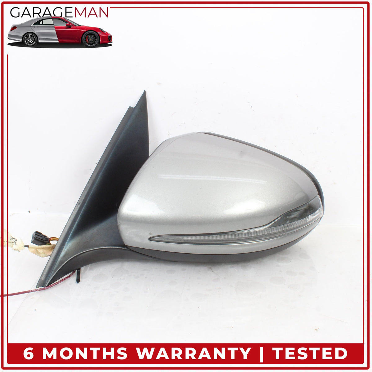 2015-2016 Mercedes W205 C300 Front Left Door Rear View Mirror w/ Blind Spot OEM