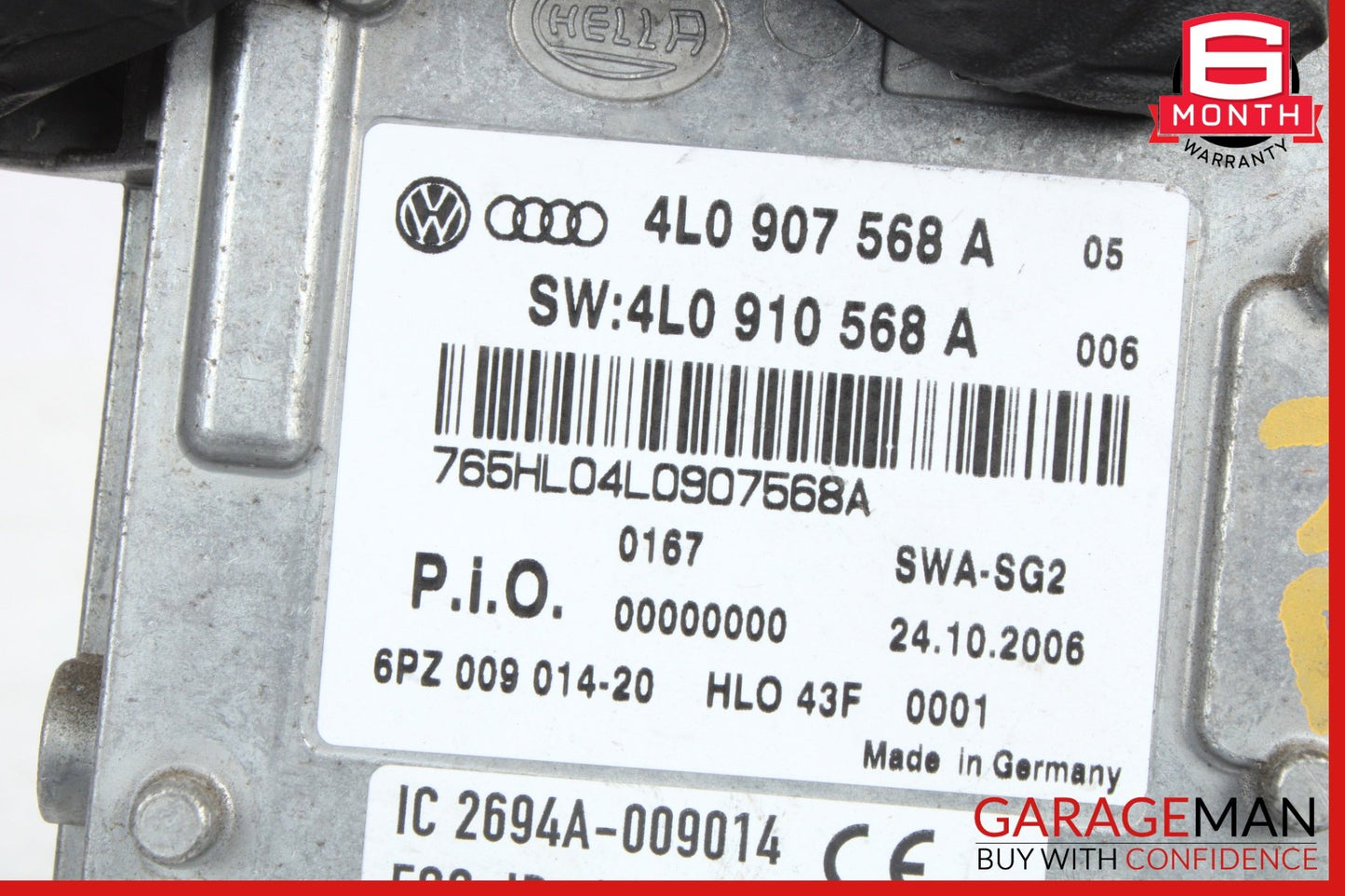 2007-2015 Audi Q7 Rear Left Blind Spot Sensor 4L0907568A Genuine OEM