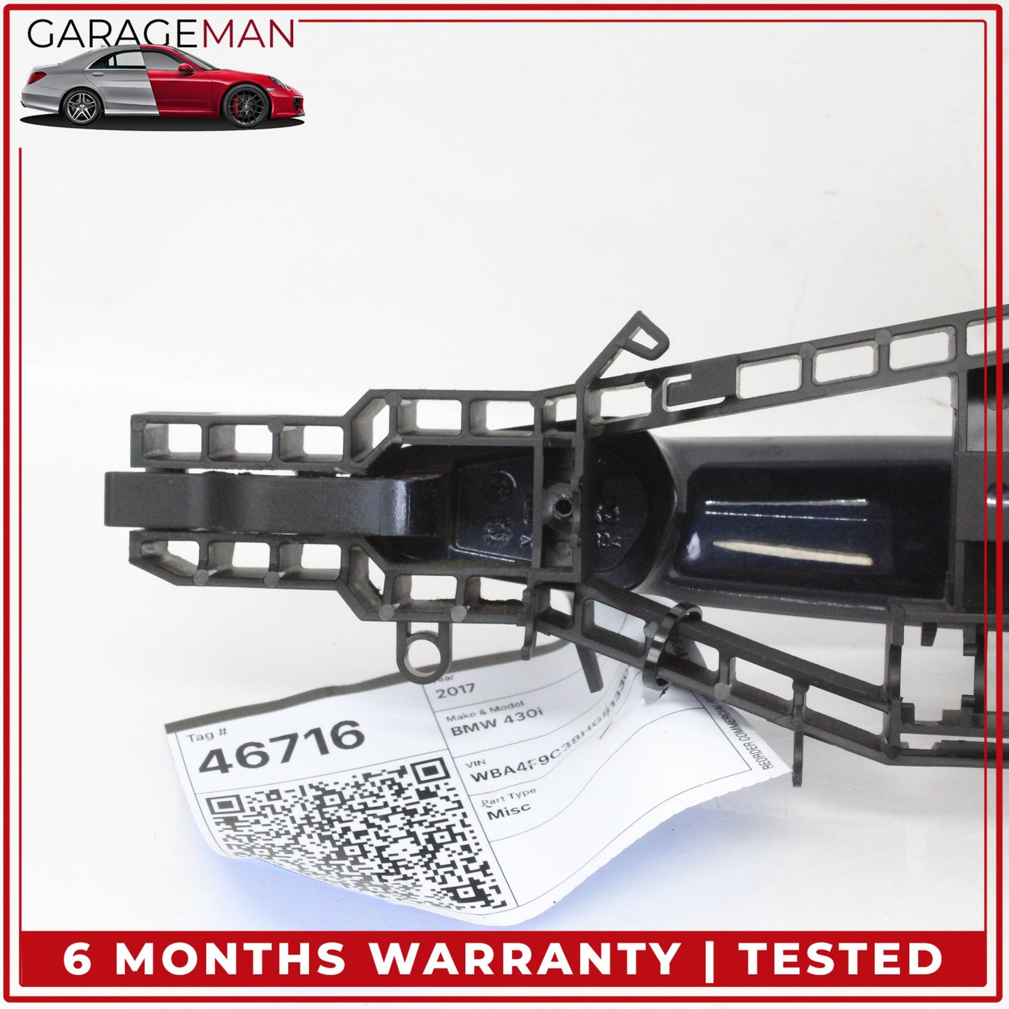 2014-2020 BMW 430i F36 Rear Right Passenger Side Exterior Door Handle Blue OEM