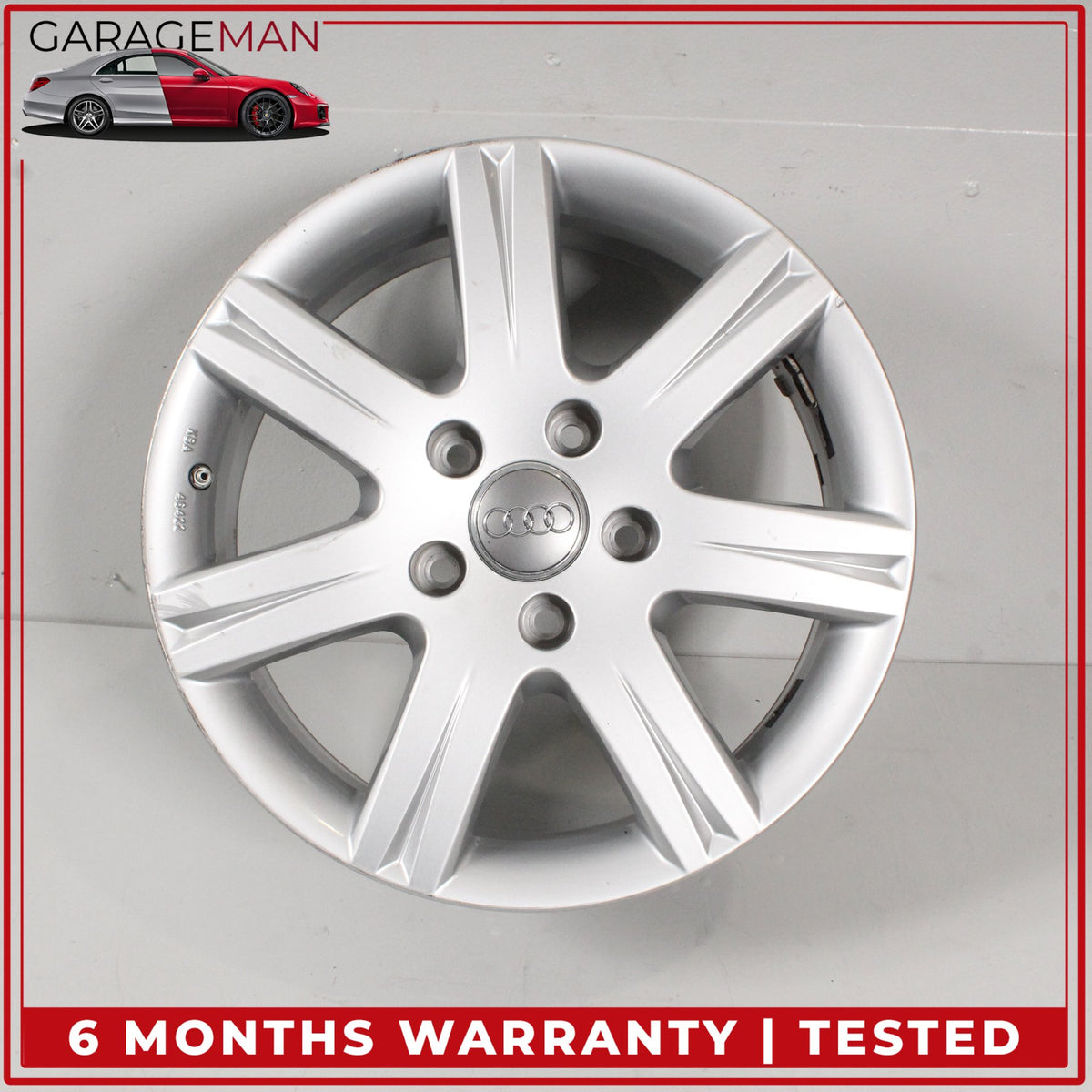 2007-2015 Audi Q7 4L Front or Rear Side Wheel Rim 7.5JX18H2 ET53 4L0071498 OEM